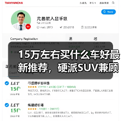 15万左右买什么车好最新推荐,硬派SUV兼顾实力与个性(图3) 15万左右买什么车好最新推荐,硬派SUV兼顾实力与个性(图3)