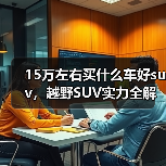15万左右买什么车好suv,越野SUV实力全解析(图1) 15万左右买什么车好suv,越野SUV实力全解析(图1)