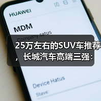 25万左右的SUV车推荐,长城汽车高端三强:越野/豪华/新能源全满足(图3) 25万左右的SUV车推荐,长城汽车高端三强:越野/豪华/新能源全满足(图3)