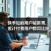 快手短剧用户破新高， 累计付费用户数同比提升4倍（图1）
