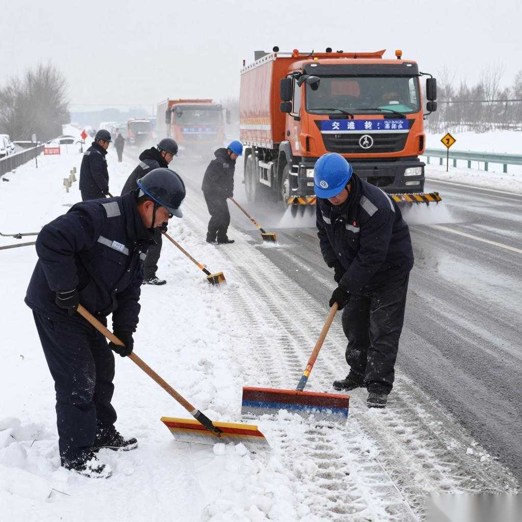 抗冰除雪 主动防御｜央视连线播报：寒潮影响持续 国省干线共1