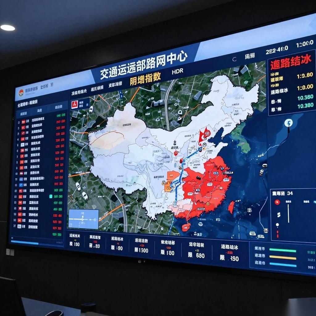 抗冰除雪 主动防御｜央视连线播报：寒潮影响持续 国省干线共1