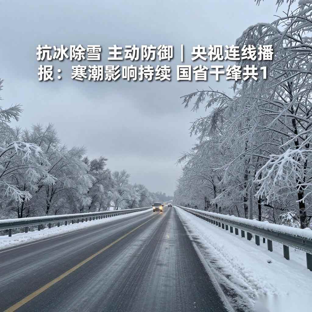 抗冰除雪 主动防御|央视连线播报:寒潮影响持续 国省干线共1(图1) 抗冰除雪 主动防御|央视连线播报:寒潮影响持续 国省干线共1
